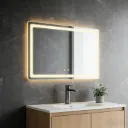 Square LED Light Mirror