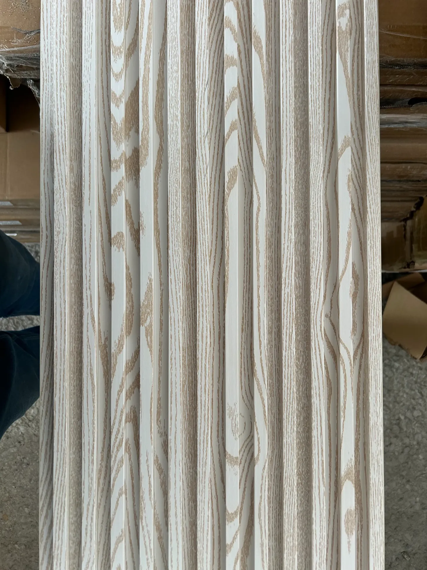 WPC Wall Panel, 18 Panels x 9.5 ft Long, Color 5031-2