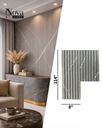 WPC Wall Panel, 15 Panels x 9.5 ft Long, Color 5107