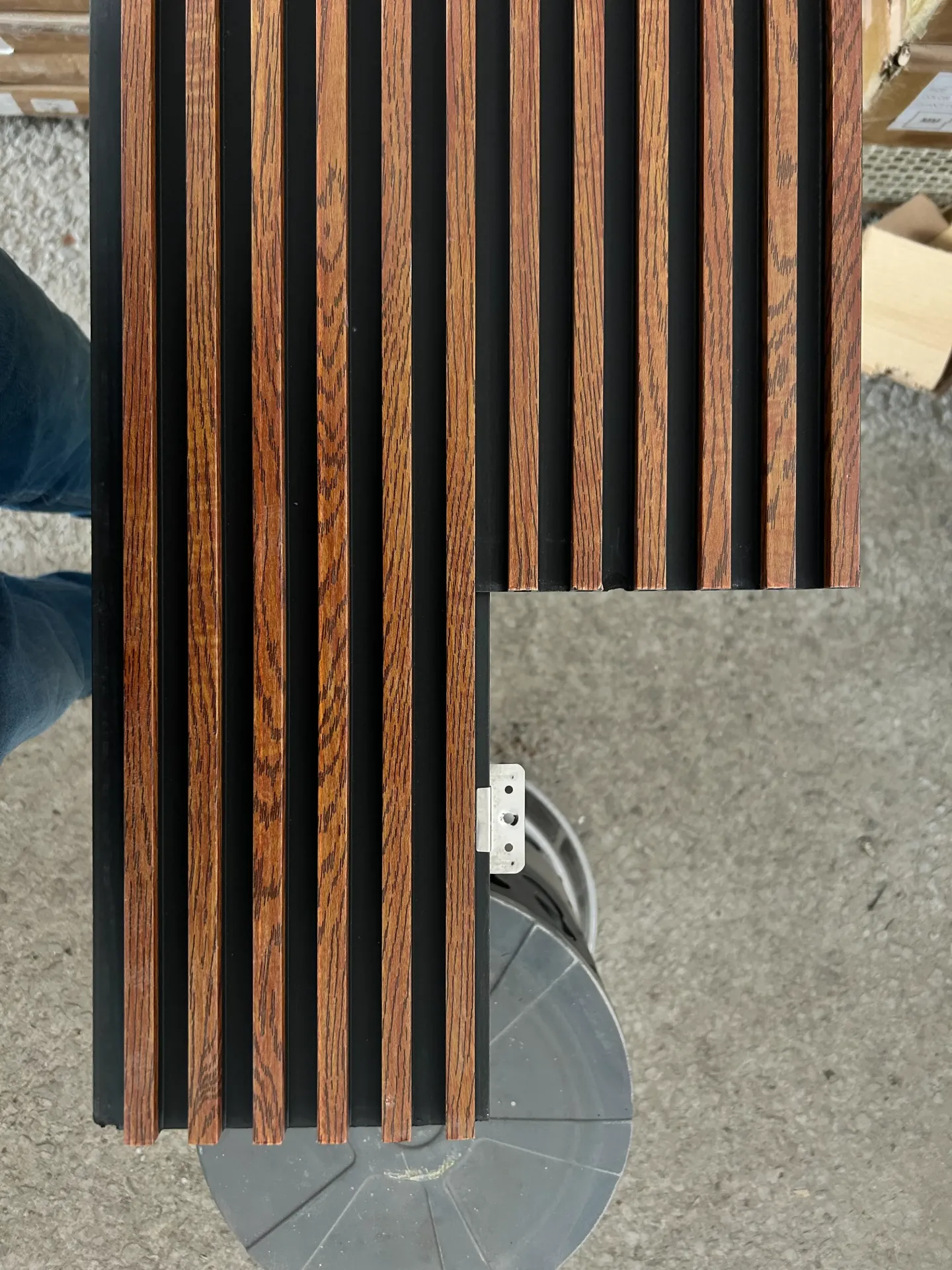 WPC Wall Panel, 18 Panels x 9.5 ft Long, Color 70-1A15