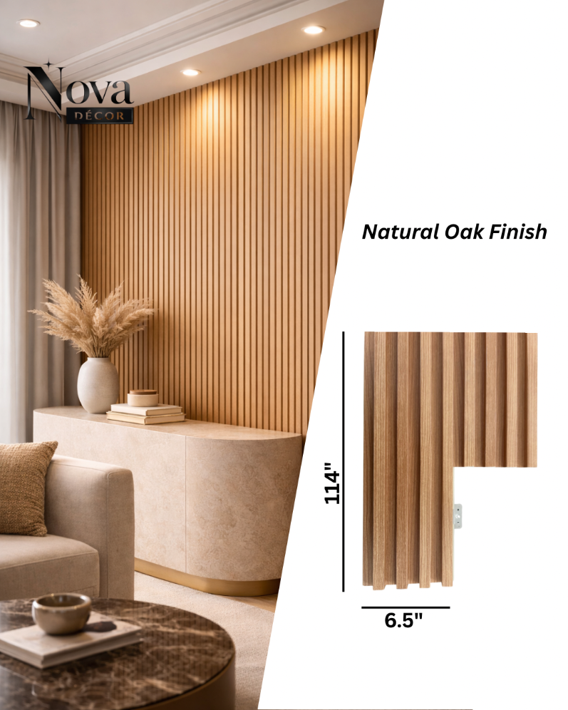 WPC Wall Panel, 16 Panels x 9.5 ft Long, Color 3003-16