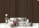 Acoustic Panel, 24 x 110 inch Color MD-1002 Dark Oak